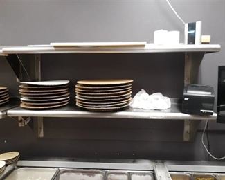 2 Stainless Steel Hanging Shelves 36x12