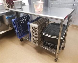 Stainless Steel Rolling Table