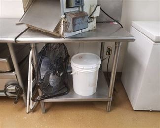 Stainless Table 36in x 30in