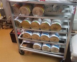 Rolling Can Rack