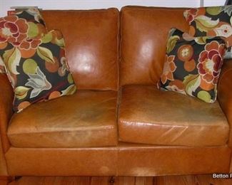 Leather Loveseat