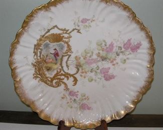 Antique Limoges Large Charger