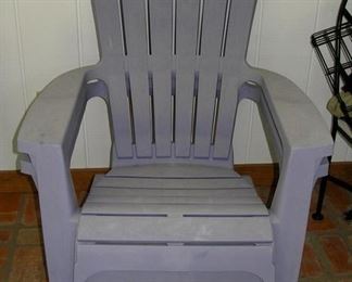 Two Large Outdoor Chairs