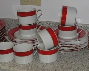 Red and white China