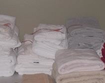 Lots of fine linen, King Sheets, Towels , twin Sheets and more
