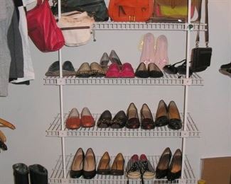 Ladies Shoes size 8 1/2, Boots, Hats and Fossil Hand bags