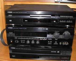 Yamaha DVD Player S796. Yamaha Receiver RXV7958. Yamaha Disc player CDC S75