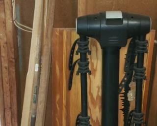 Bike Rack for a Vehicle and  Post Hole diggers