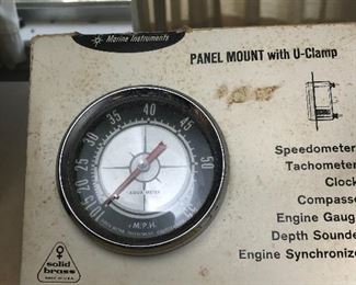 Vintage boat speedometer 