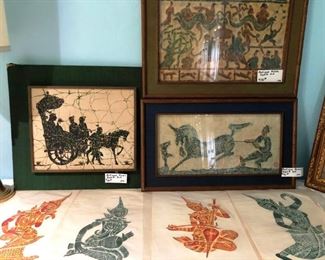 Antique Asian artwork