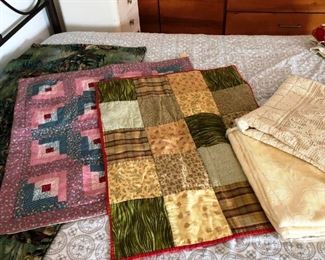Handmade small baby quilts done by local award winning seamstress.