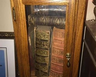 BIG ANTIQUE BIBLES & BOOKS  $45 EA
