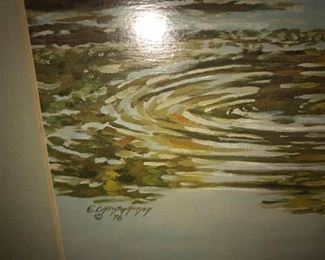 EUGENE CHRISTOPHERSON  FRAMED $60