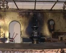 VINTAGE CURTIS GERE LARGE TRAIN SCULPTURE...MAKE OFFER / BID