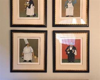 Suite of Guy Buffet lithographs signed and numbered