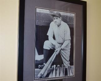 Babe Ruth Framed Picture