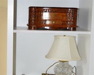 Jewelry Box, Lamp, & Decor