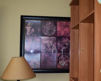 Art, Lamp, & Display Shelves