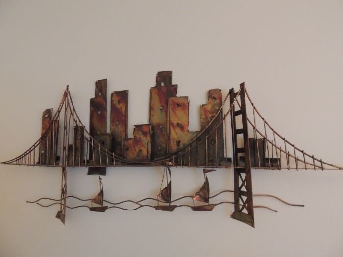 Mid-Century metal art