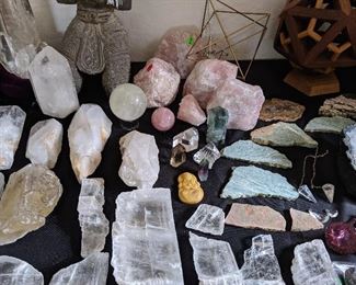 Quartz, Selenite, More