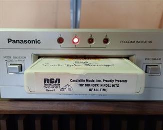 WE HAVE 100'S OF 8 TRACKS - AND A LOT OF 8-TRACK PLAYERS.  THEY WORK AND HAVE REALLY GOOD SOUND. 