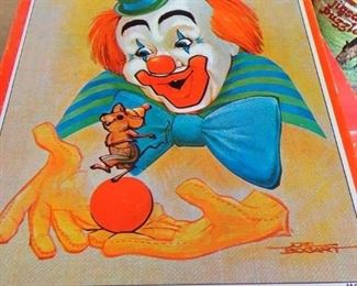 VINTAGE GAMES & TOYS   - CLOWN PUZZLE