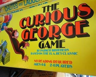 VINTAGE GAMES & TOYS - THE CURIOUS GEORGE GAME