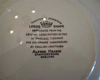 LEEDS SHAPE /ALFRED MEAKIN / DISHES 