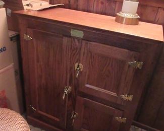 VINTAGE REFRIGERATOR CABINET