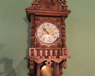 GERMAN MADE KEY WIND CLOCK