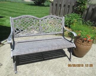 PAIR OF BENCHES