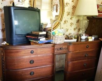 Dresser with mirror front 1930s