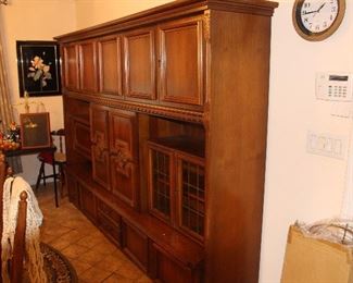 1970s German Schrank storage wall unit.