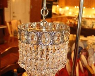 Small Swarovski Crystal Chandelier.