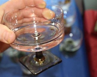 Mid Century Cocktail Glasses.