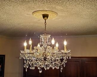 Large Swarovski Crystal Chandelier