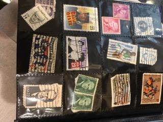 Vintage Stamp Collection.