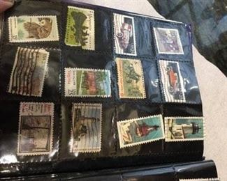 Vintage Stamp Collection.