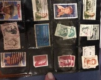 Vintage Stamp Collection.