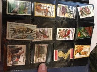 Vintage Stamp Collection.