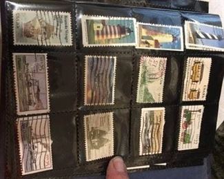 Vintage Stamp Collection.