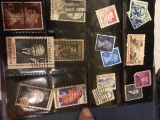 Vintage Stamp Collection.