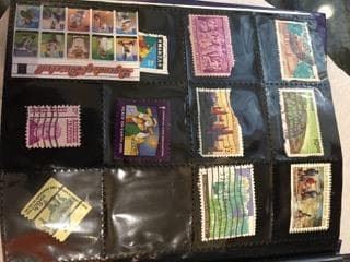 Vintage Stamp Collection.