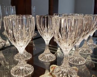 Park Lane Fluted Crystal Wine Glass Mix