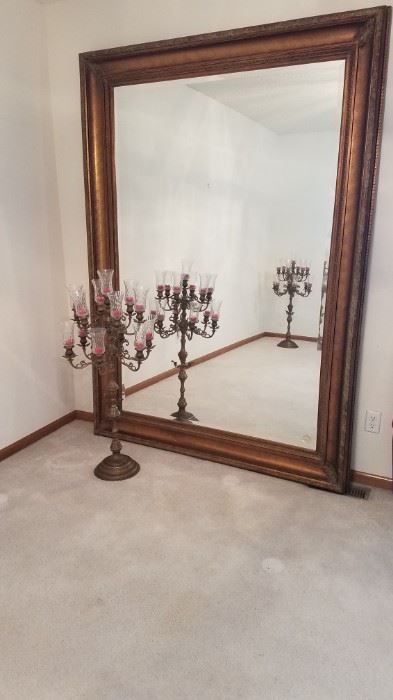Spectacular Oversize Ornate Mirror