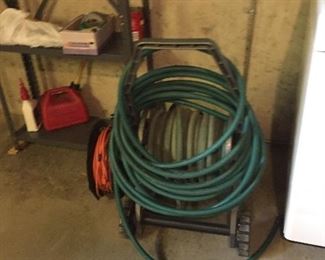Hose with cart
