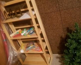 misc toys plus shelf and christmas tree