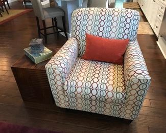 Ashley Furniture side chair - also matching one with ottoman