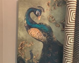 Peacock artwork csnvas