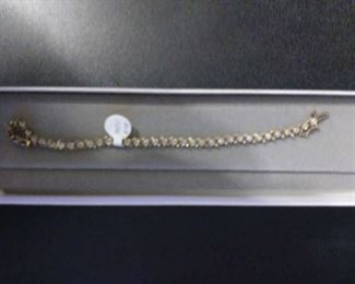 10K BRACELET WITH DIAMONDS